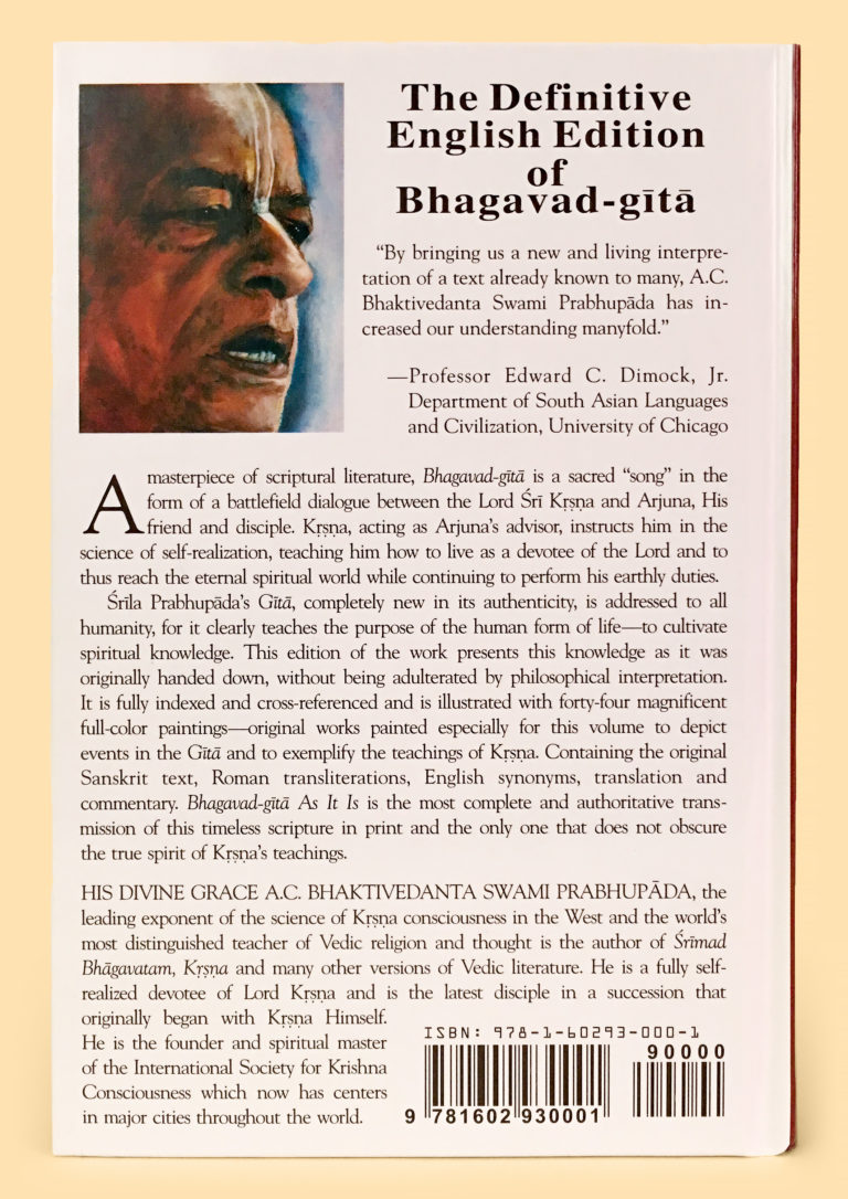 Bhagavad-Gītā As It Is – Purely Prabhupada